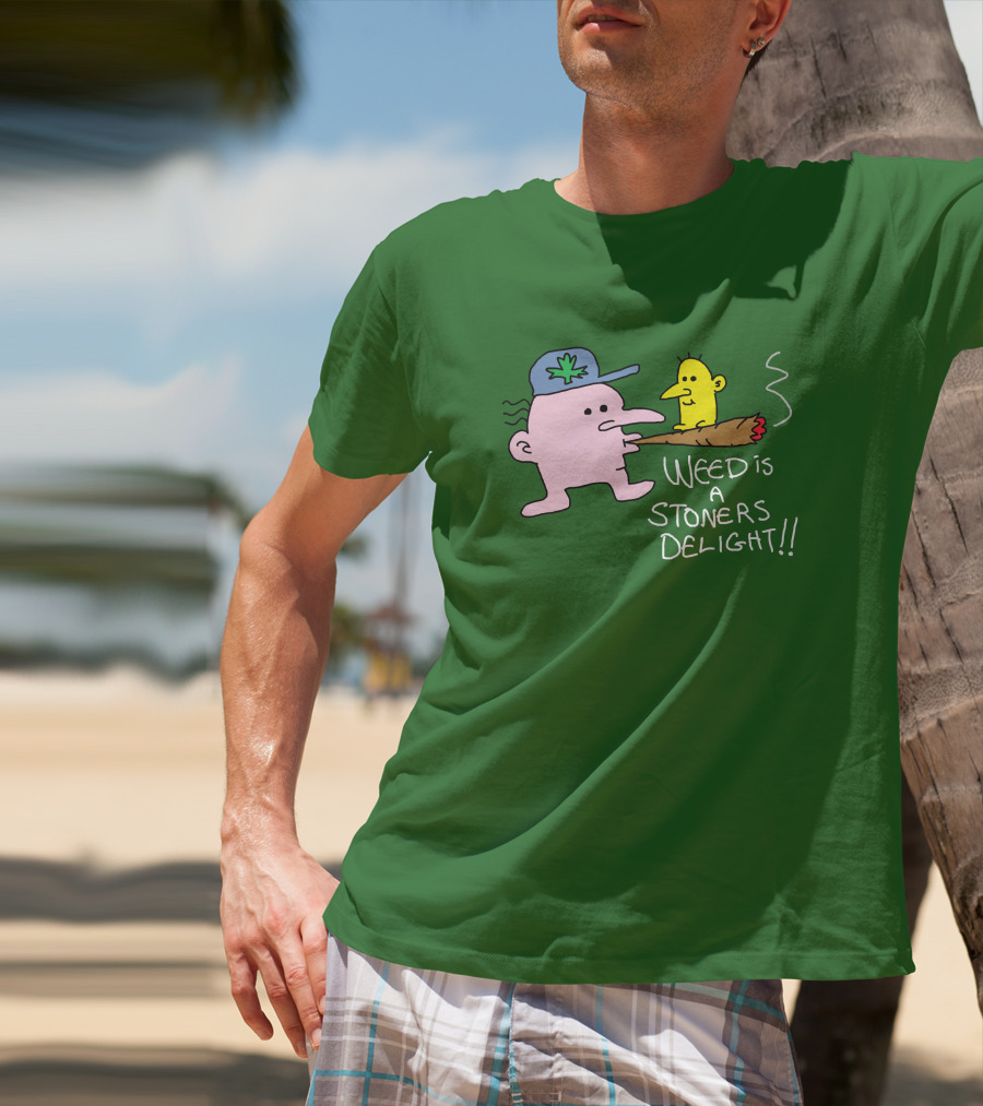 The Average Joey Weed Is A Stoners Delight Weed Is A Stoners Delight T-Shirt