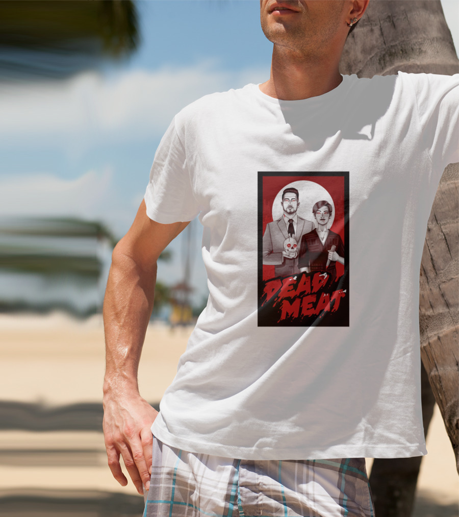 Dead Meat Bloody Moon Duo With Skull T-Shirt