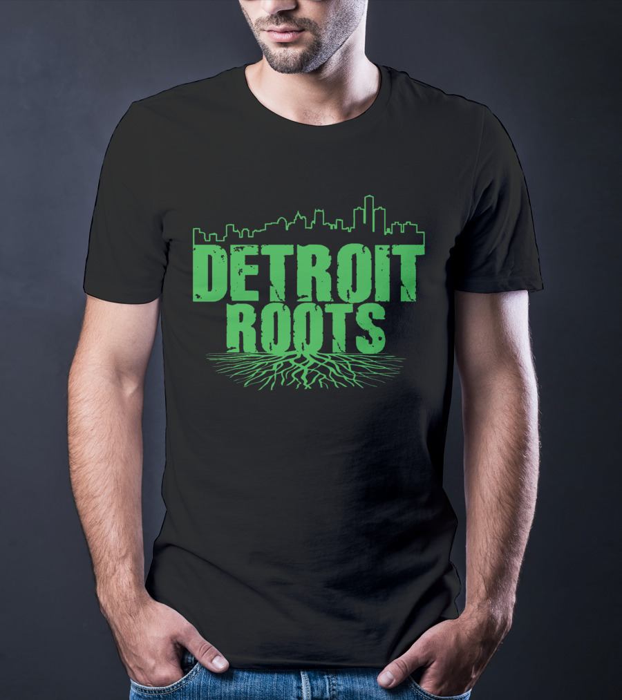 Detroit Roots Skyline Tree T-Shirt
