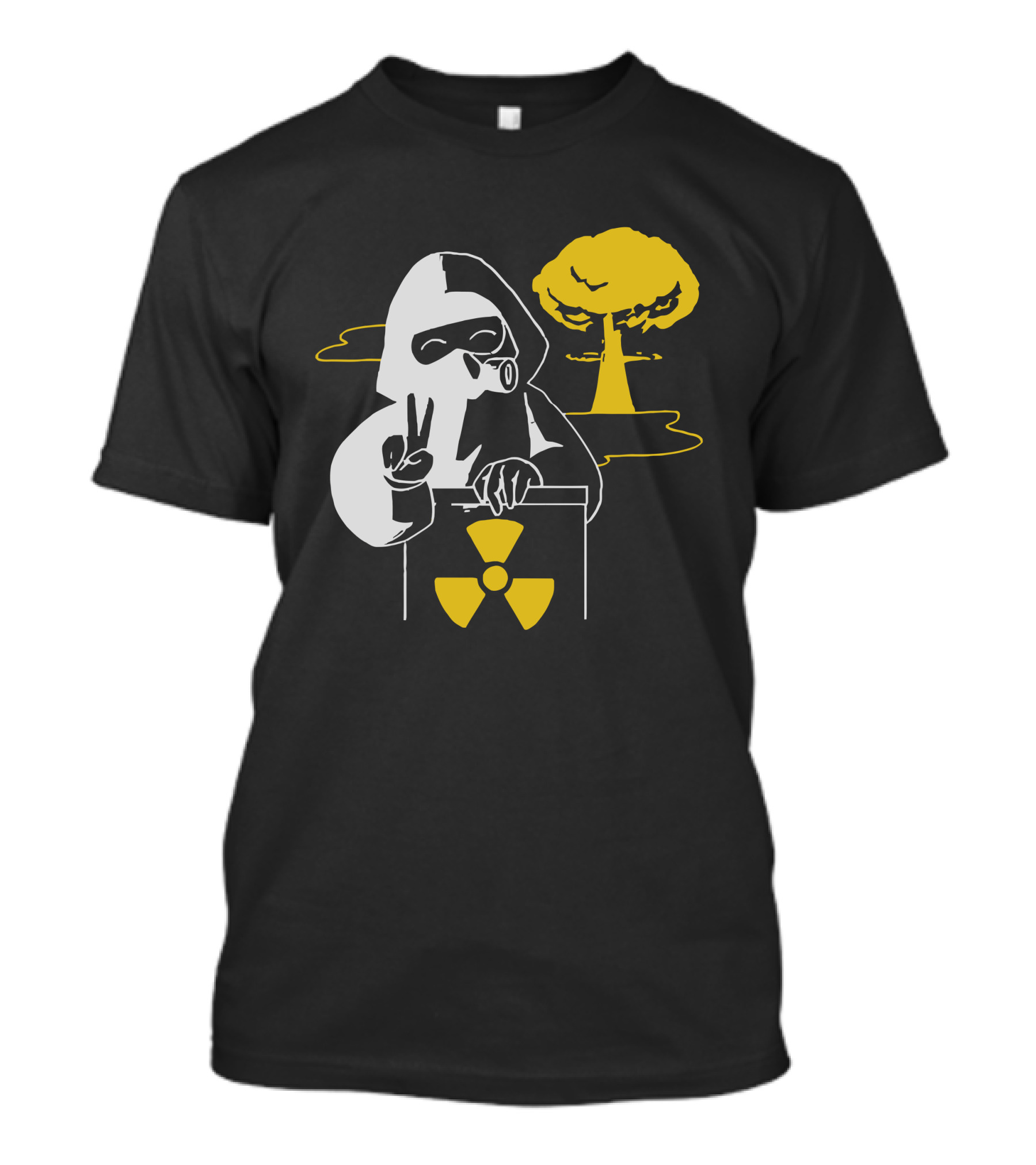 Leafy Merch Peace Sign Radiant Hazard T-Shirt