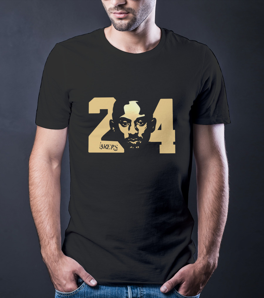 24 Lakers Iconic Gold T-Shirt