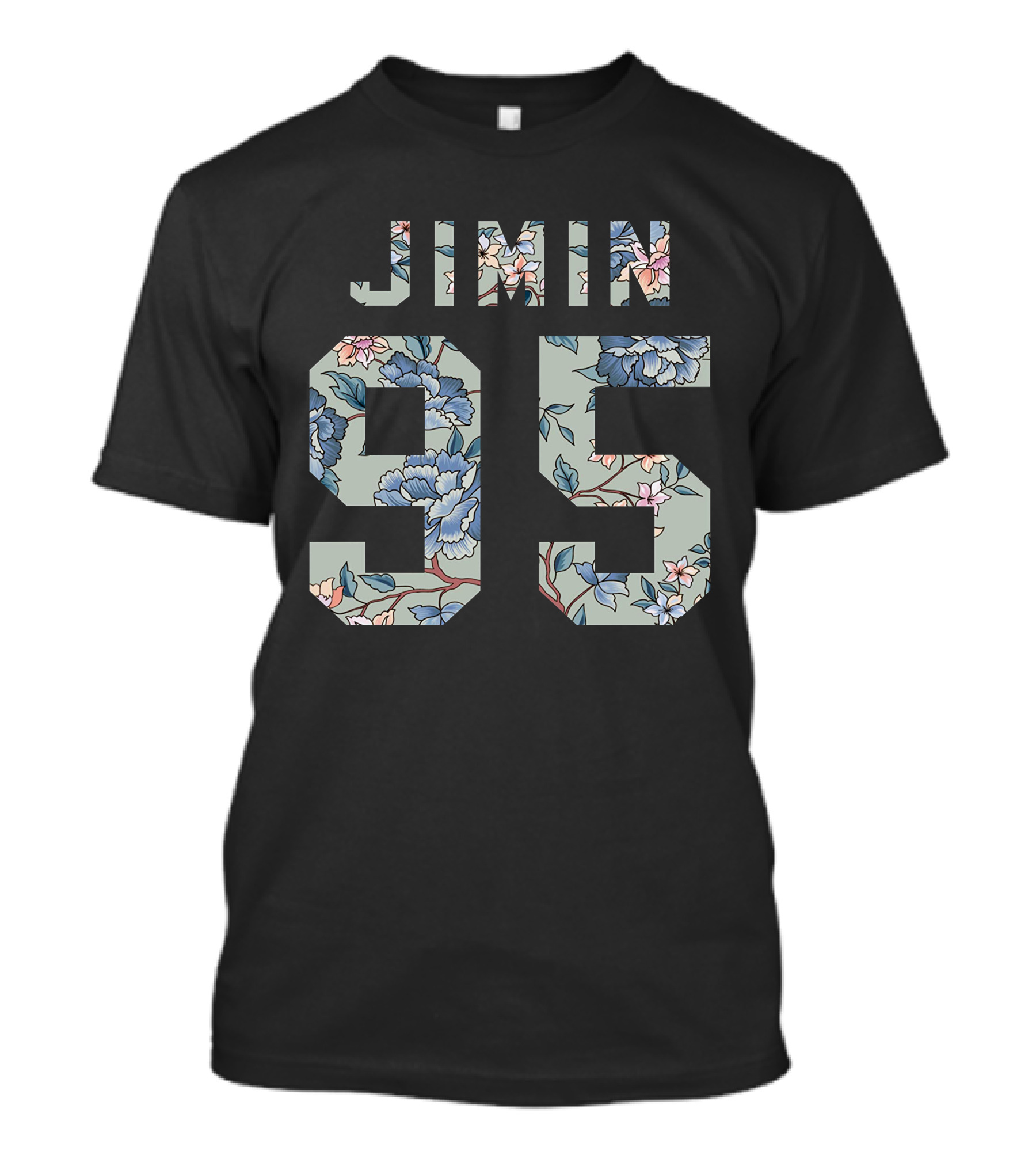 Jimin 95 Floral Pattern Kpop T-Shirt
