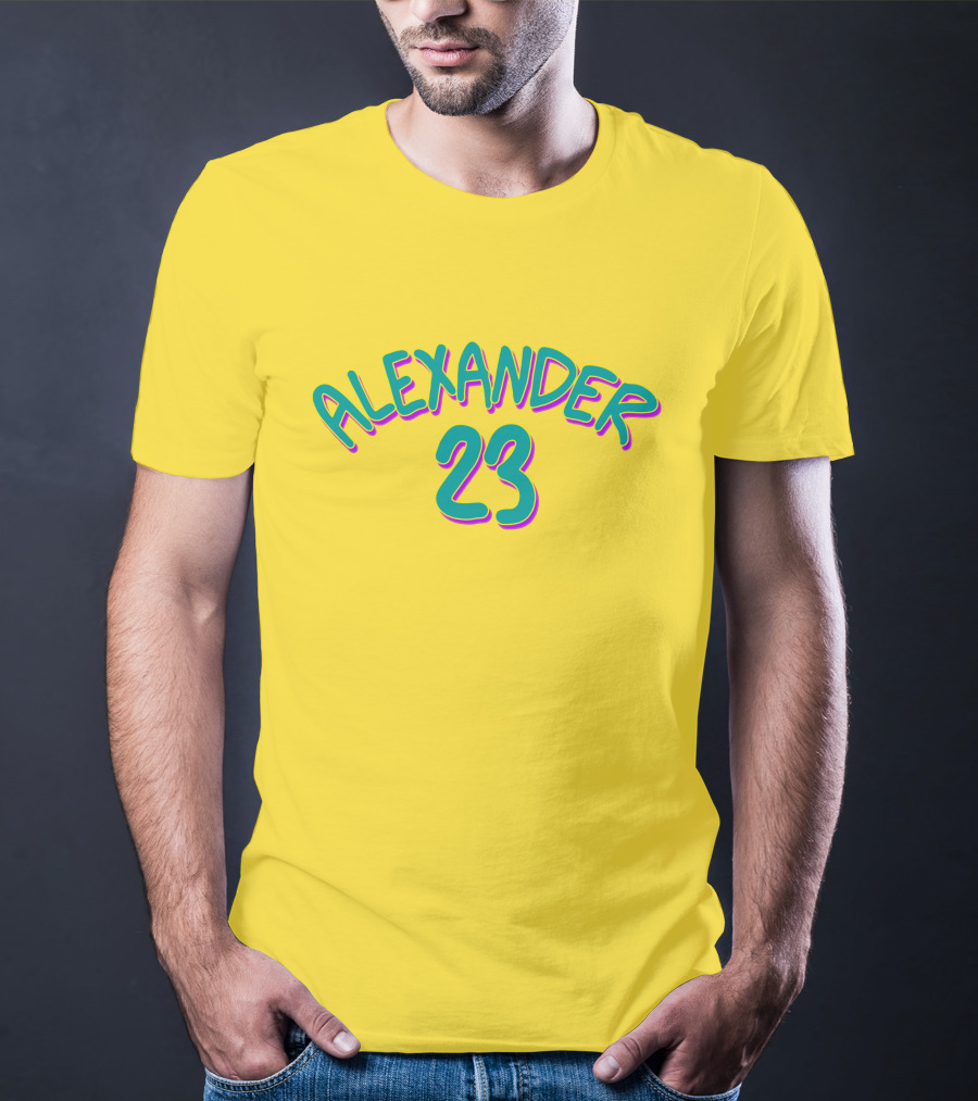 Alexander 23 Merch Spring Yellow T-Shirt