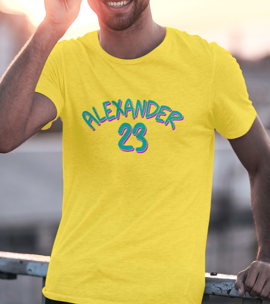 Alexander 23 Merch Spring Yellow T-Shirt