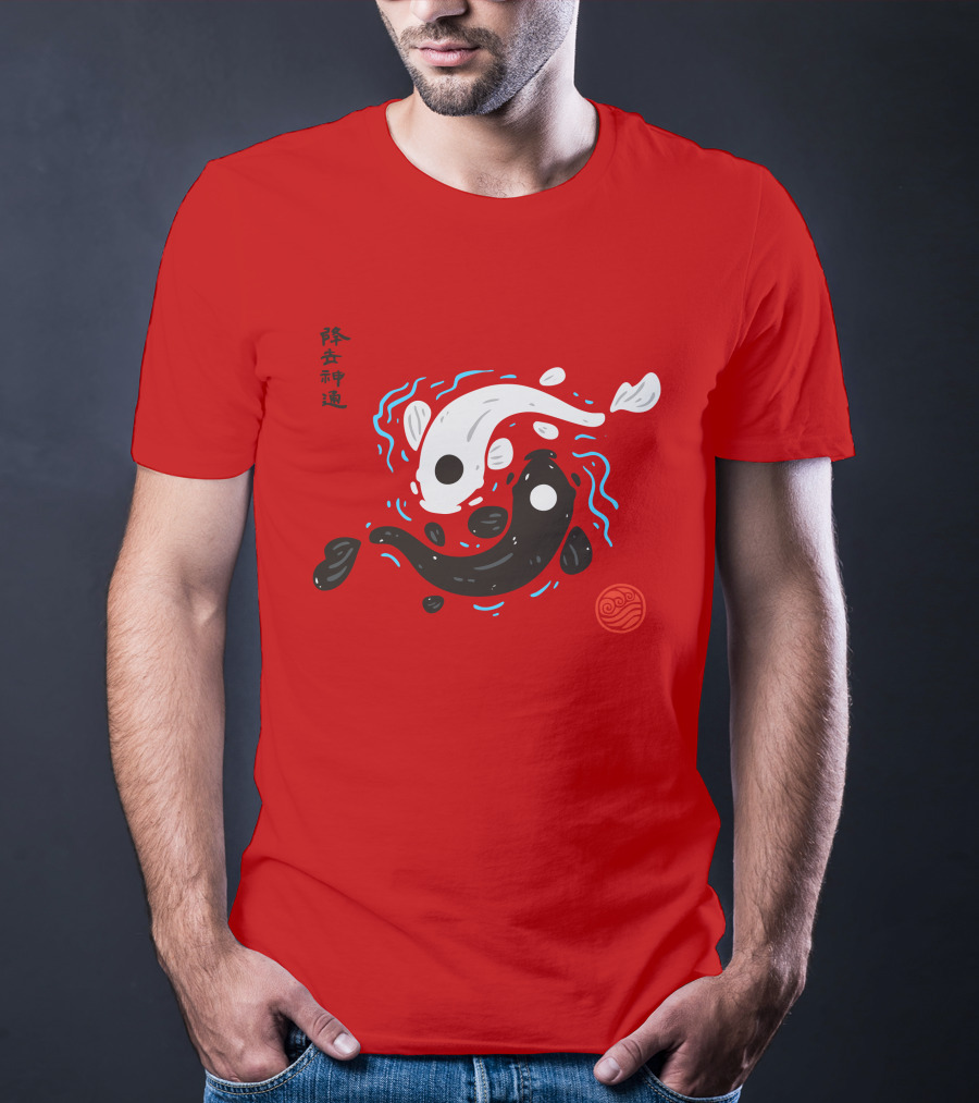 Yin Yang Koi Fish Thomas Sanders Asian Inspired T-Shirt