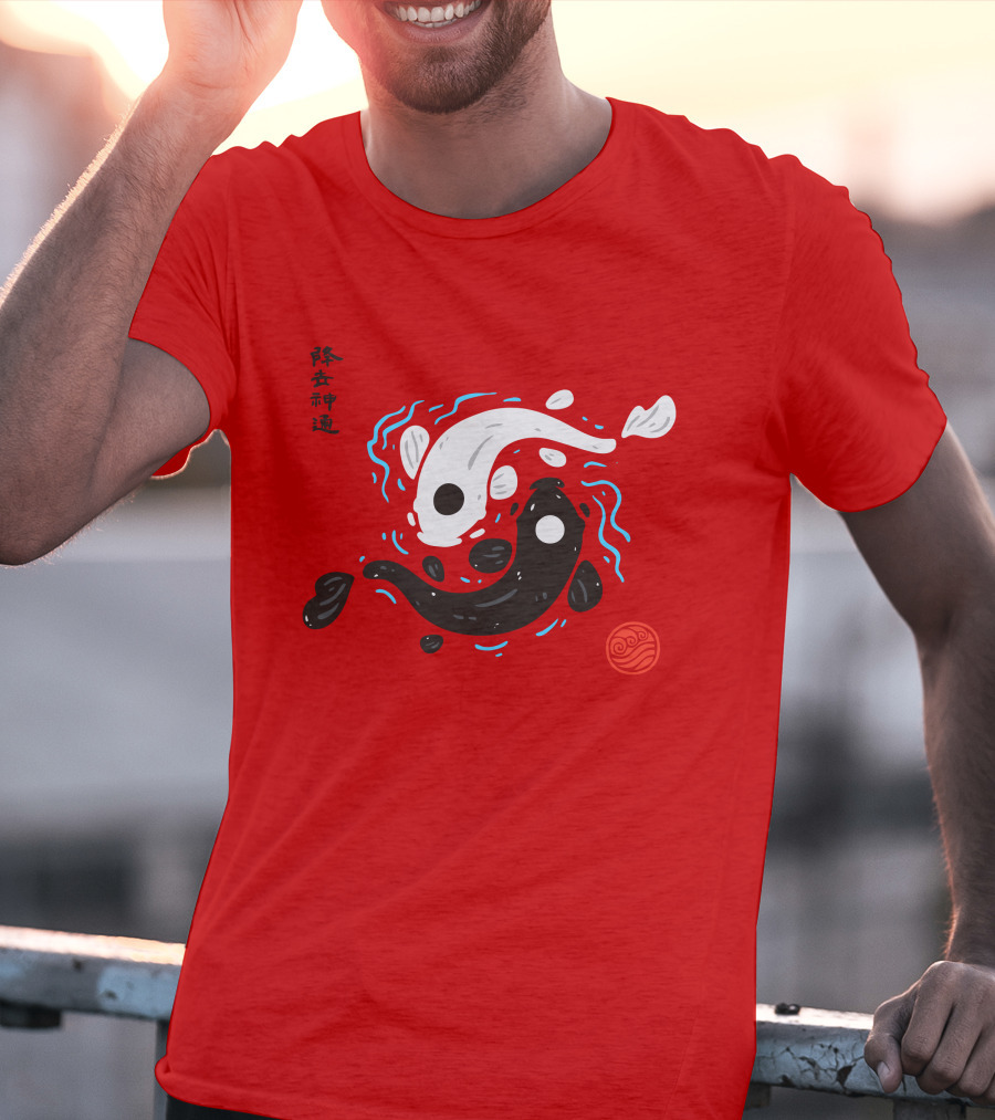 Yin Yang Koi Fish Thomas Sanders Asian Inspired T-Shirt