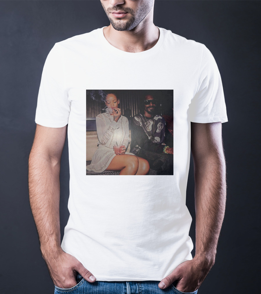 Rihanna Snoop Dogg Fenty Smoky Moment T-Shirt