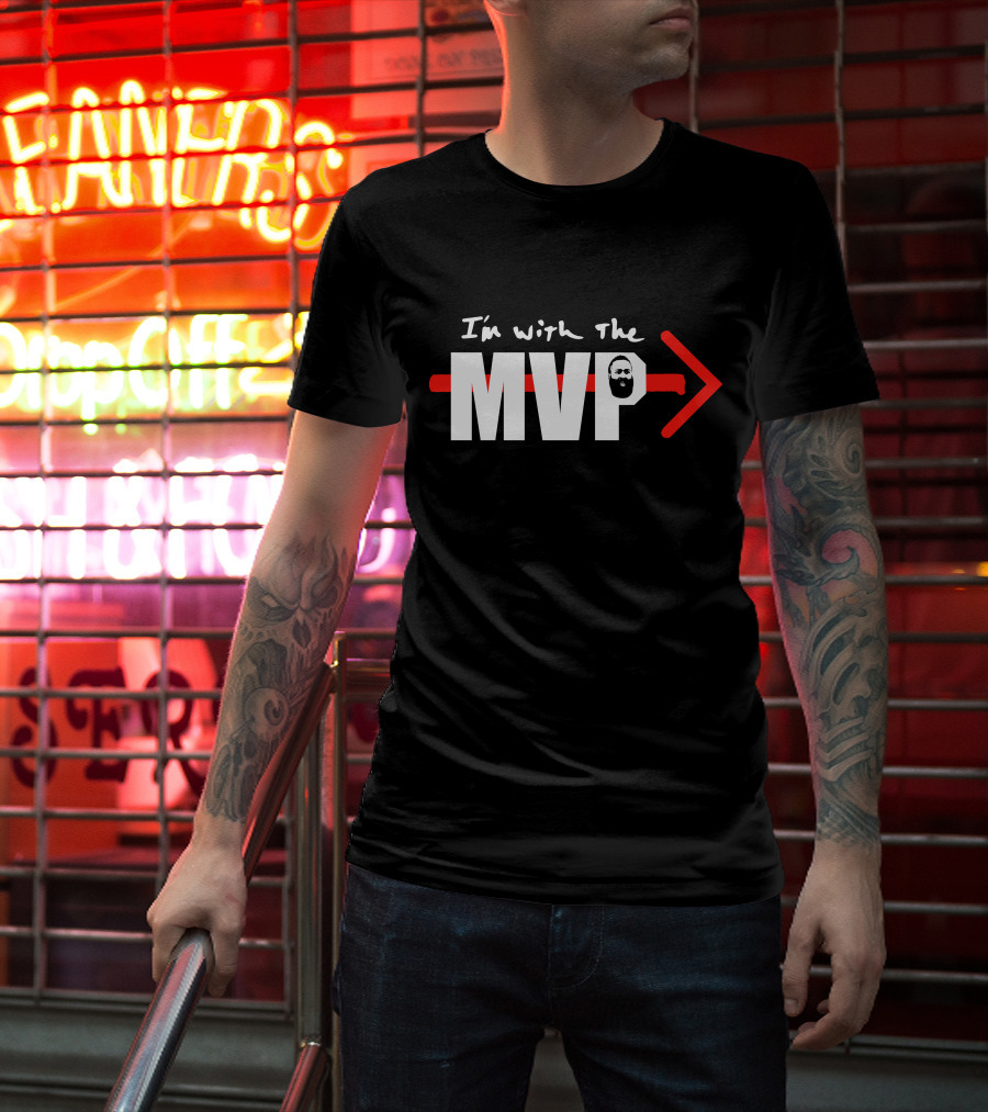 I'm With The MVP J Tucker Arrow T-Shirt