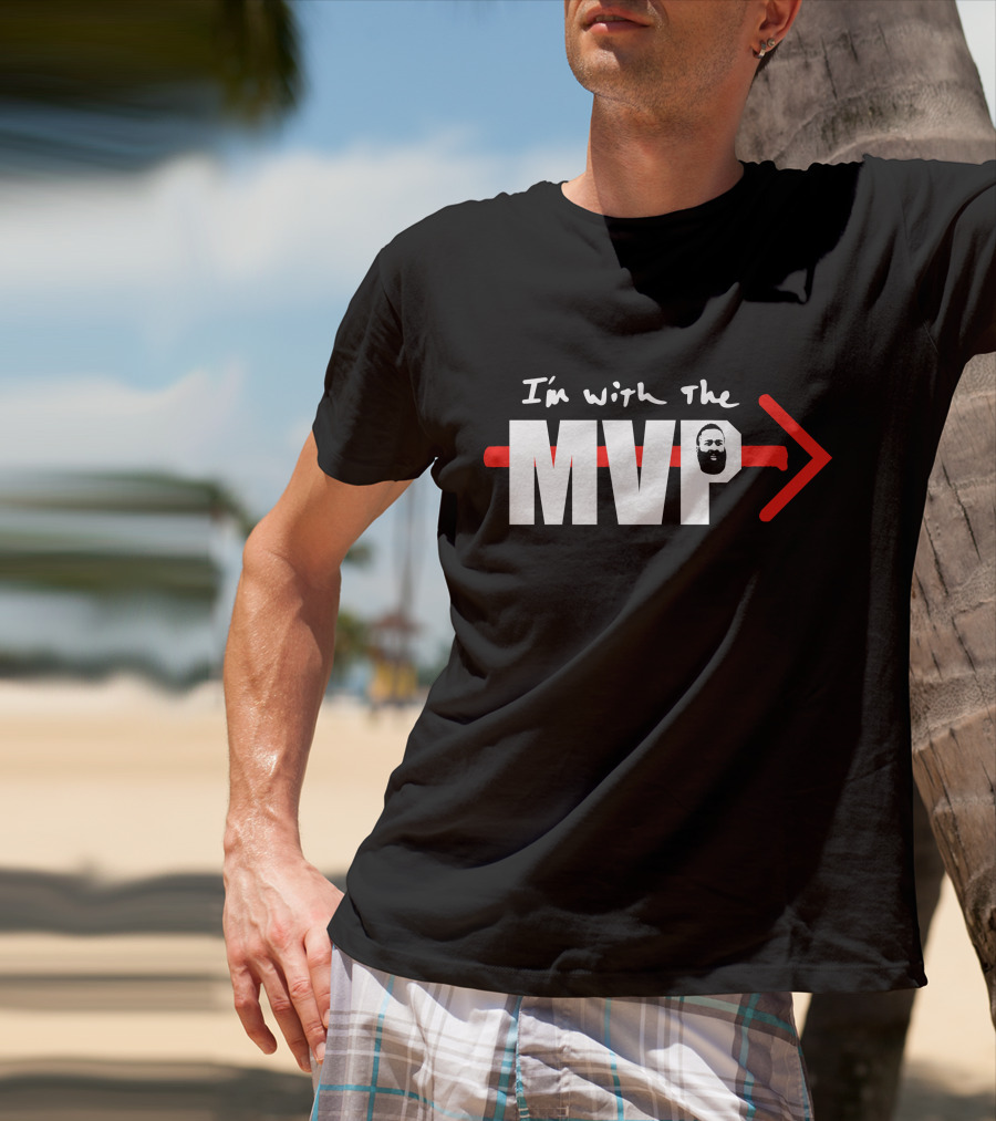 I'm With The MVP J Tucker Arrow T-Shirt
