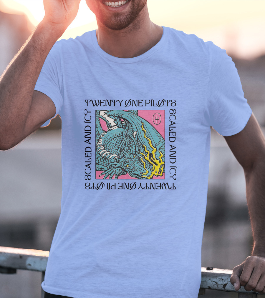 Twenty One Pilots Scaled And Icy Dragon T-Shirt