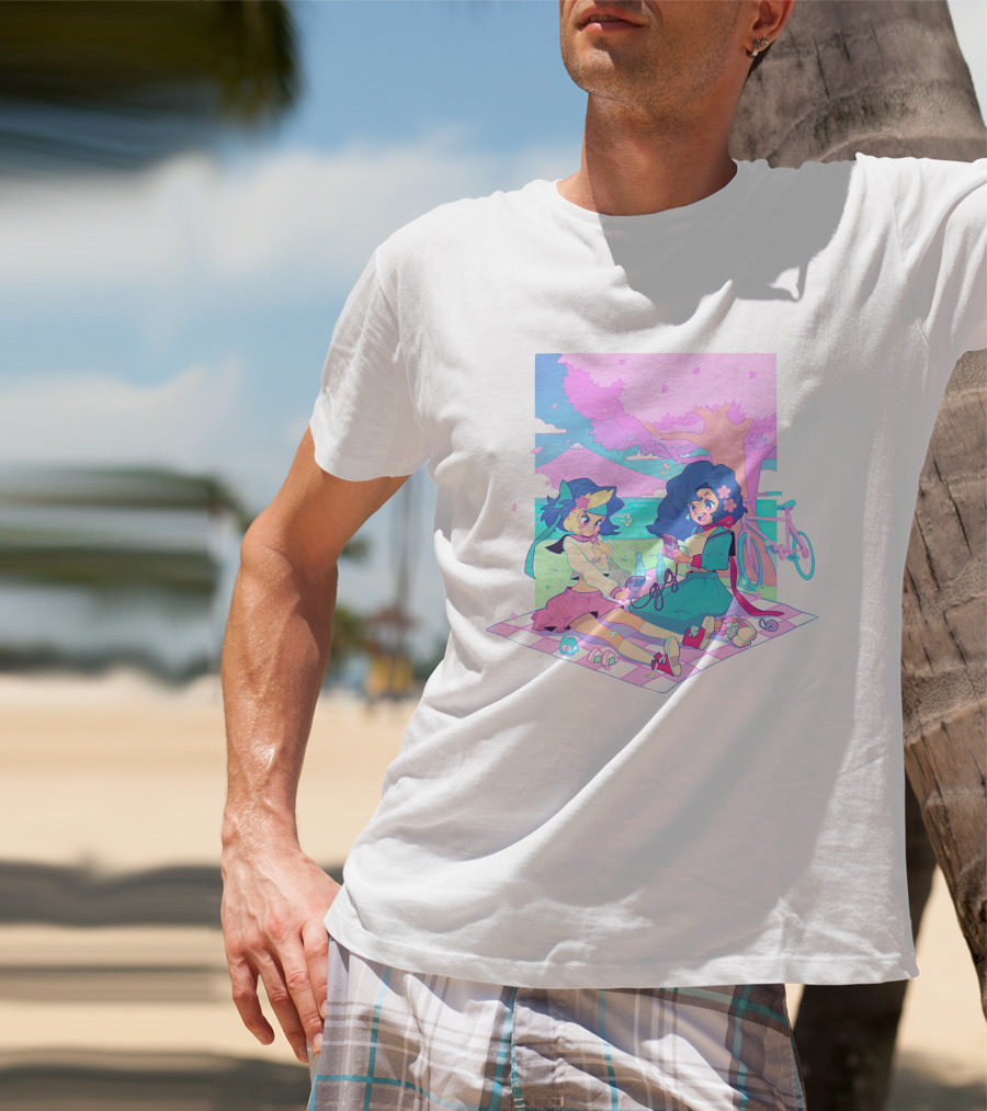 Game Grumps Game Gyaru Sakura Picnic Anime Aesthetic Retro Vibe T-Shirt