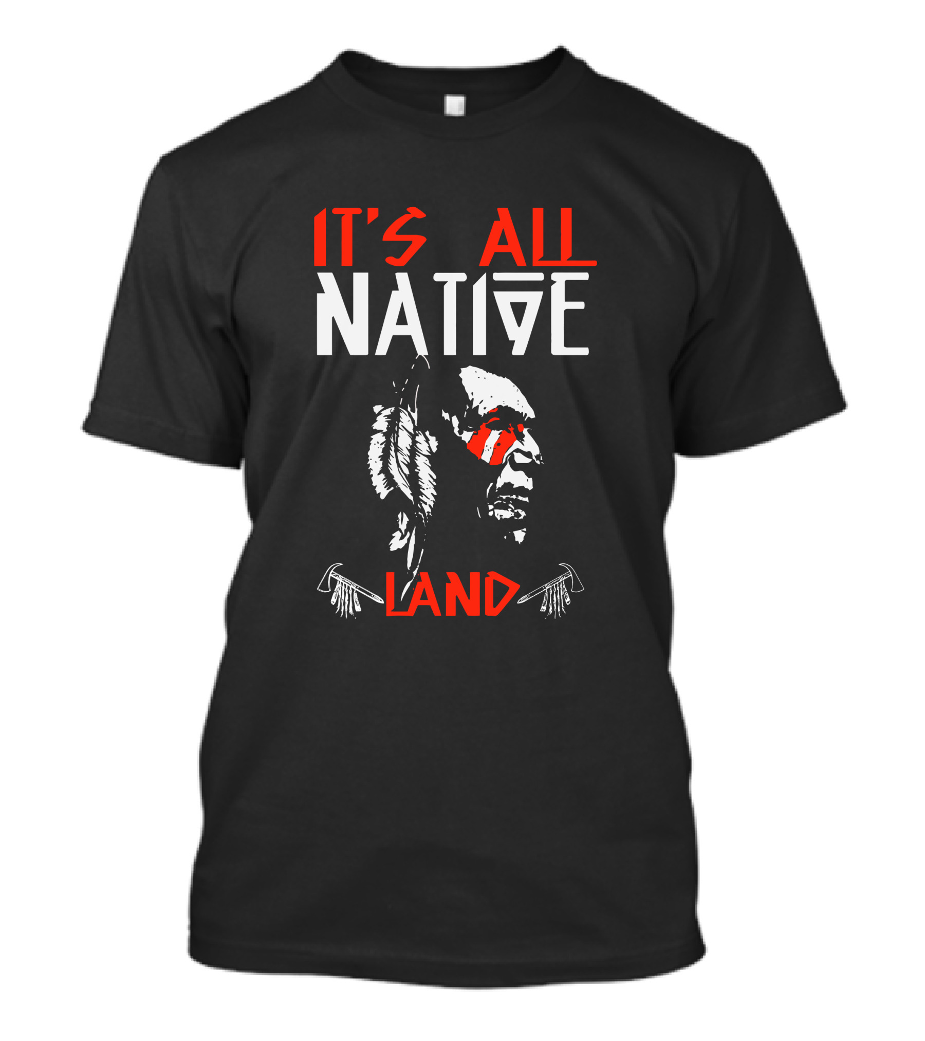 It's All Native Land Stephen Graham Jones Native American T-Shirt