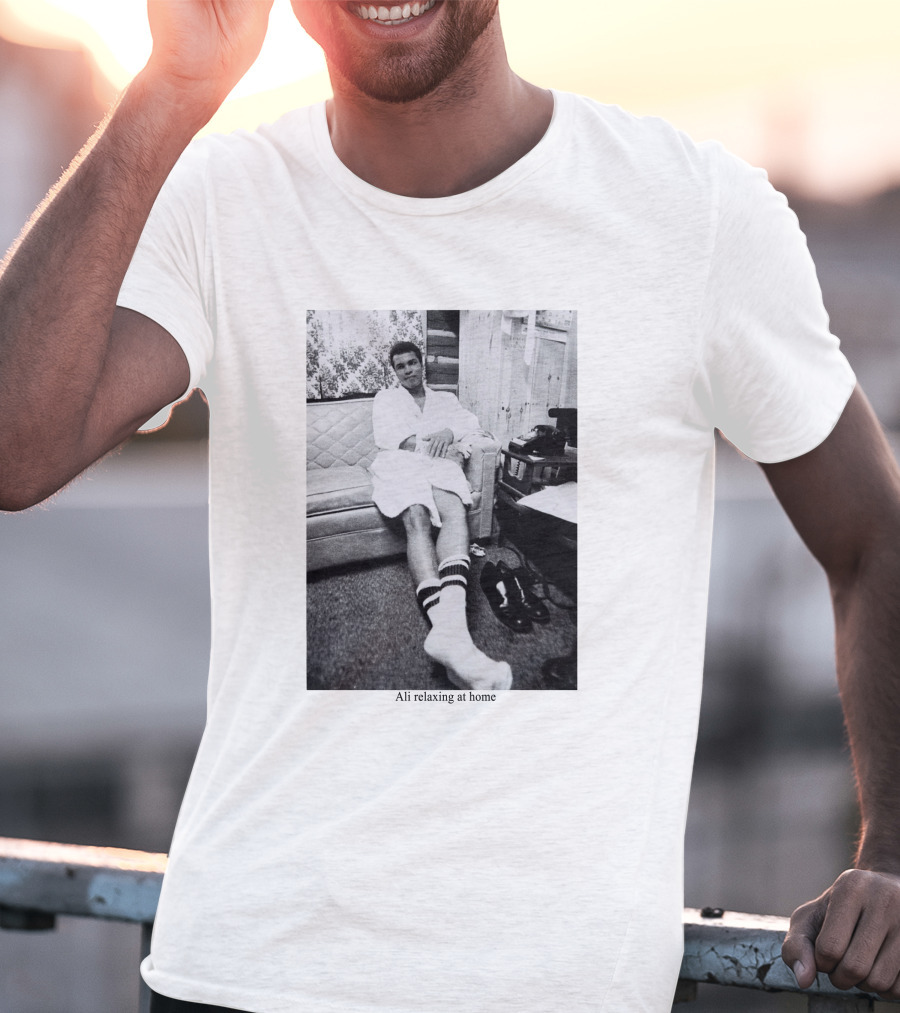 Muhammad Ali Relaxing At Home T-Shirt