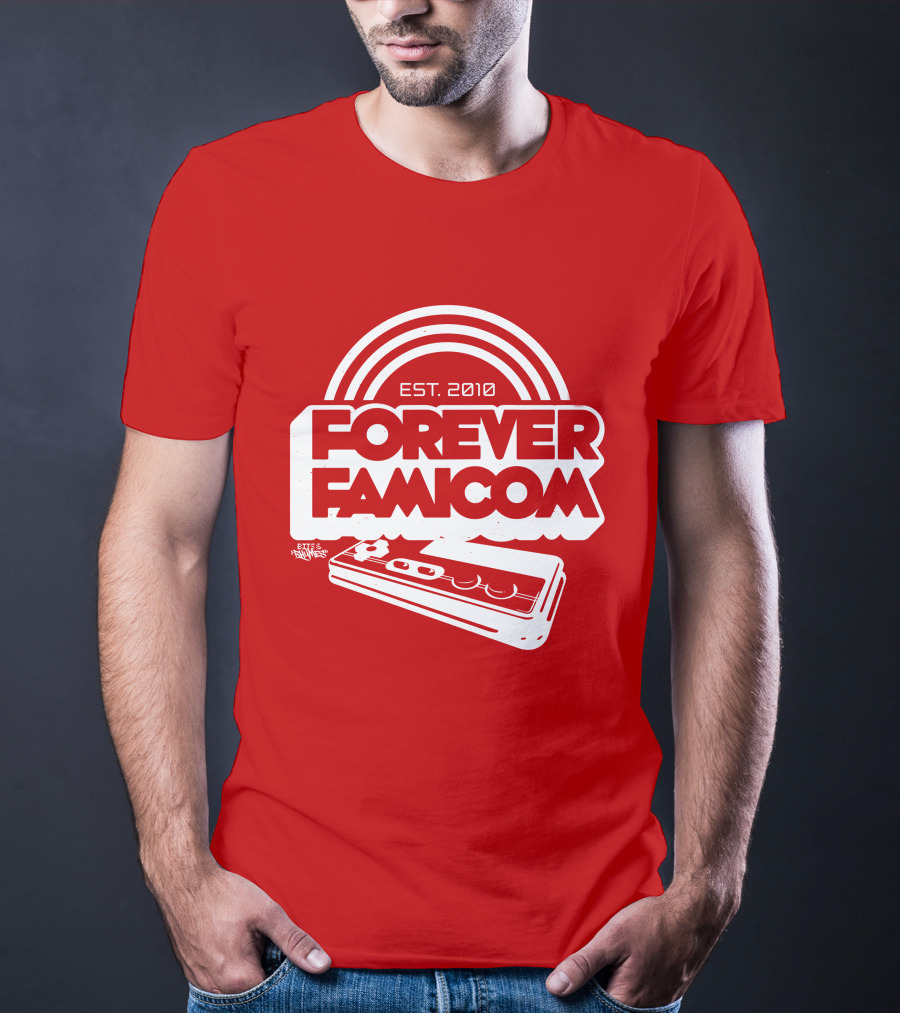 Bits And Rhymes Forever Famicom Est. 2010 Mega Ran Controller T-Shirt