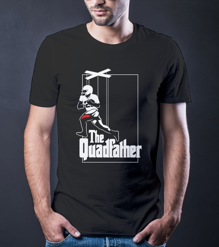 Aj Dillon The Quadfather Football Puppet T-Shirt