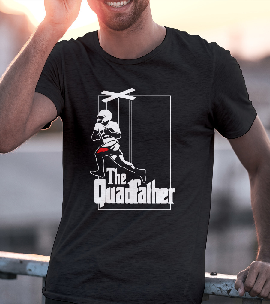 Aj Dillon The Quadfather Football Puppet T-Shirt
