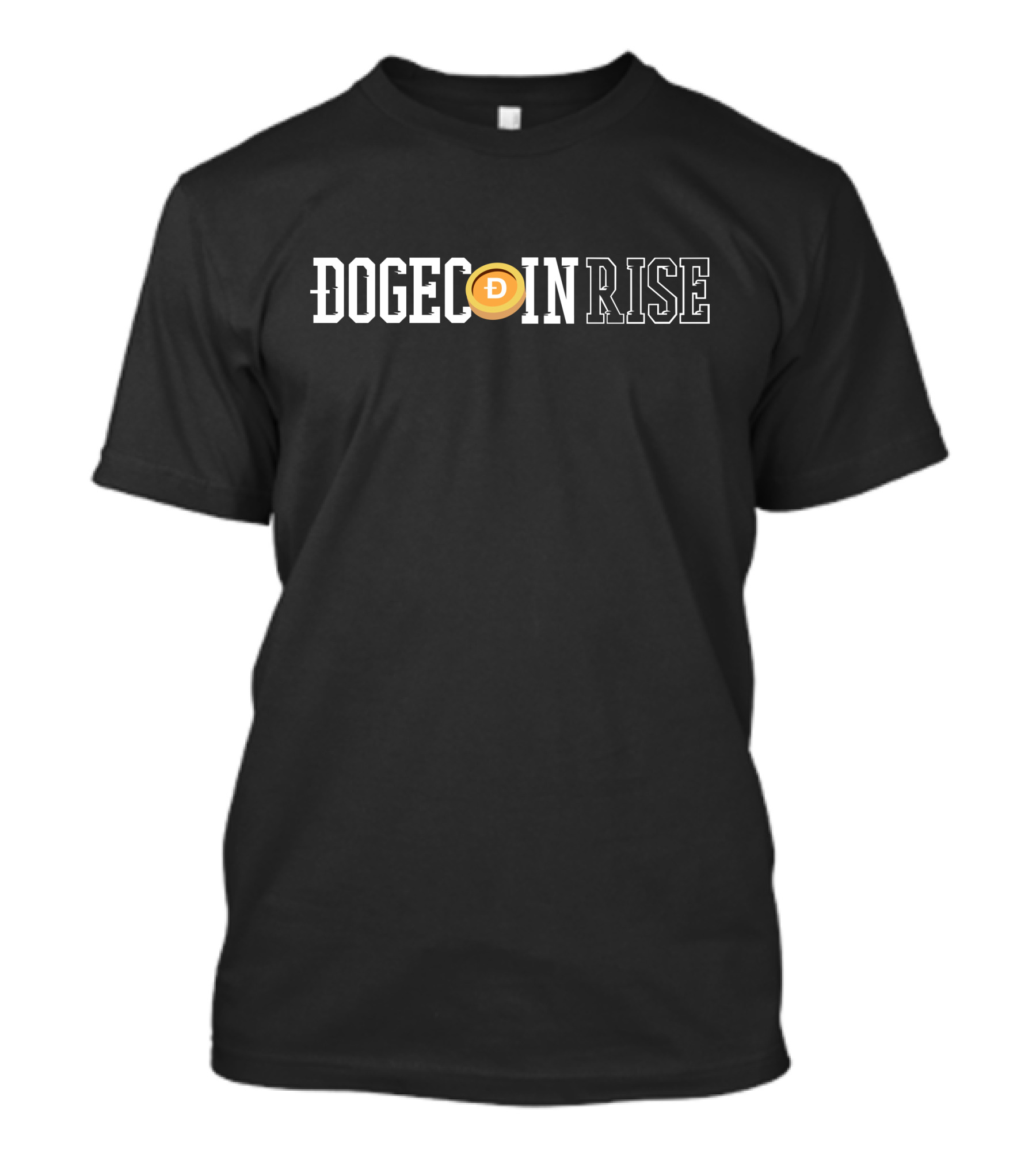 Dogecoin Rise University Coin Emblem T-Shirt