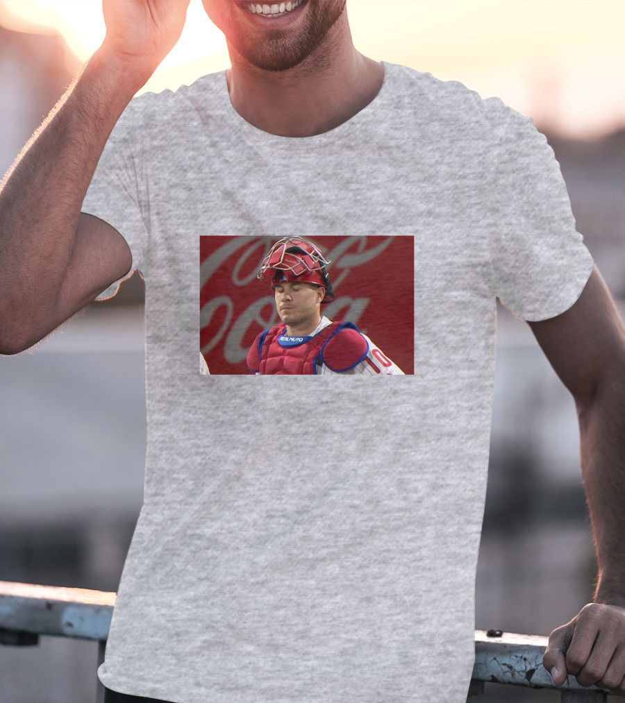 Realmuto On Eye Roll It Was Terrible Timing Coca-Cola Catcher Moment T-Shirt