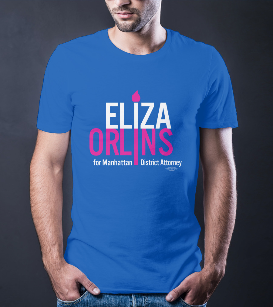 Eliza Orlins For Manhattan District Attorney Campaign Flame T-Shirt