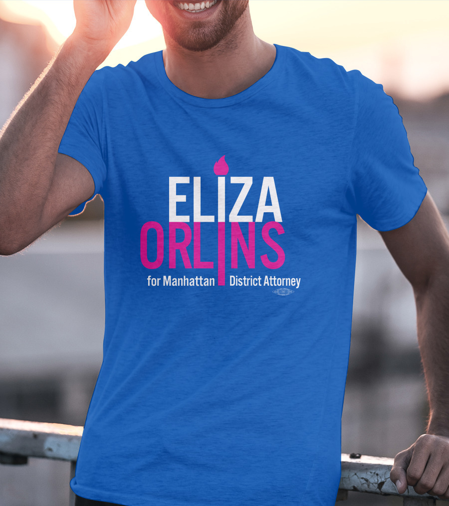 Eliza Orlins For Manhattan District Attorney Campaign Flame T-Shirt