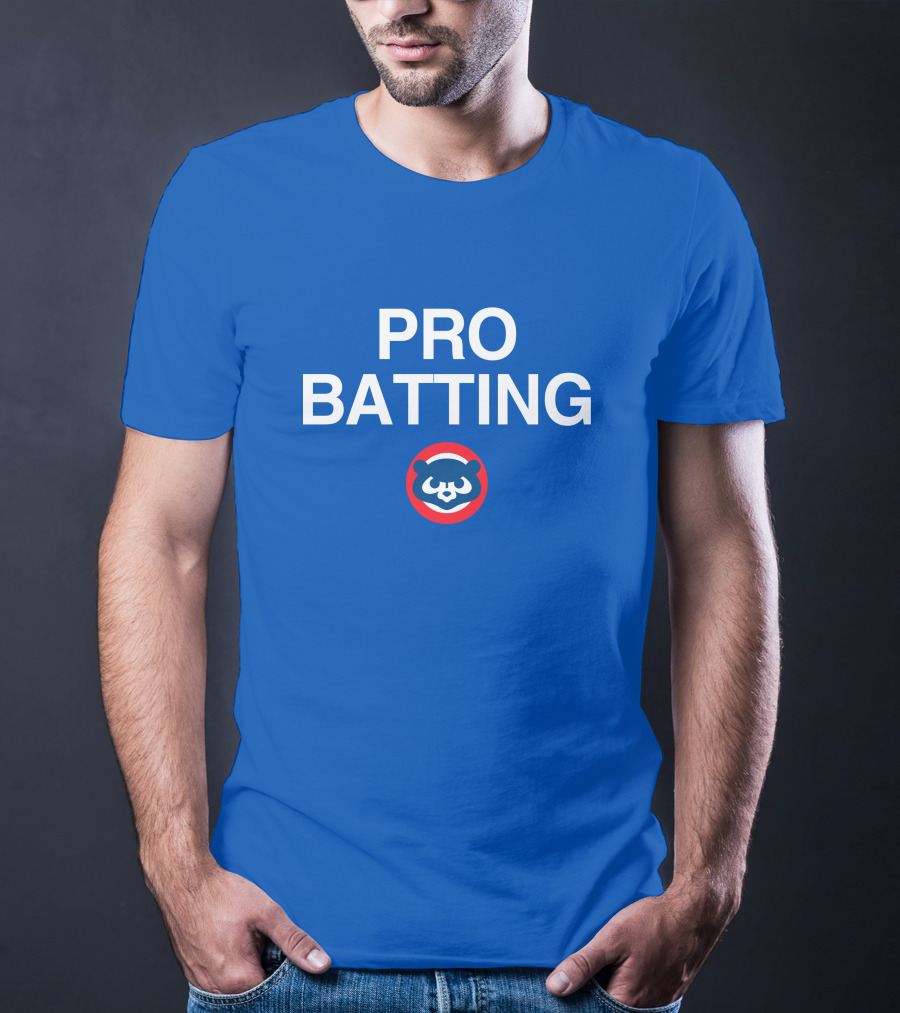 Pro Batting Matt Duffy Cubs Logo Obvious T-Shirt