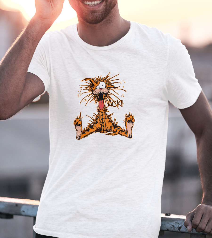 Bill The Cat Ack Iconic Comic Character Expression T-Shirt