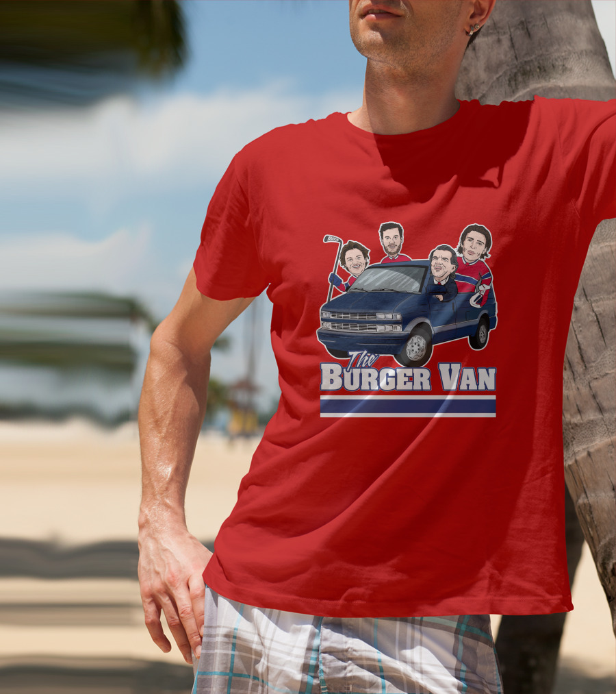 Burger Van Hockey Crew T-Shirt