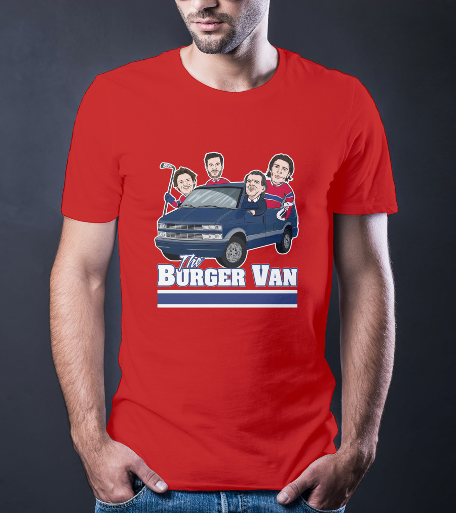 Burger Van Hockey Crew T-Shirt