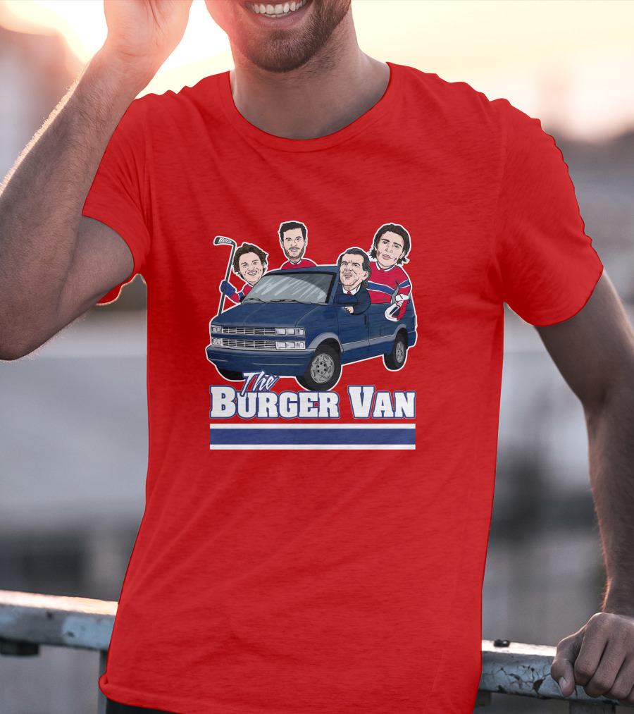 Burger Van Hockey Crew T-Shirt