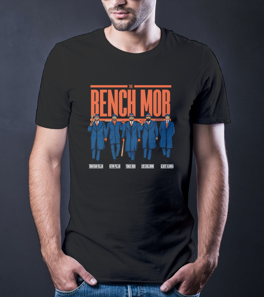The Bench Mob Kevin Pillar Jonathan Villar Tomas Nido Luis Guillorme Albert Almora T-Shirt