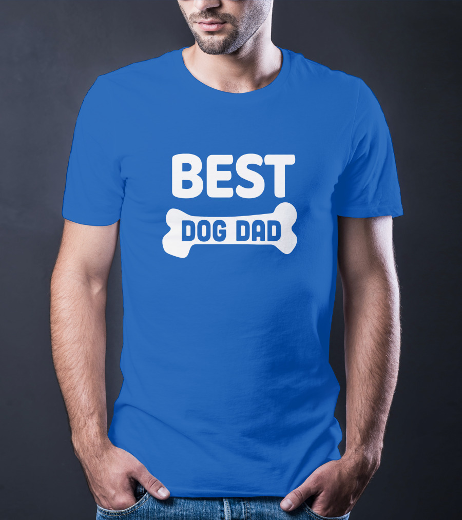 BEST DOG DAD Bone T-Shirt