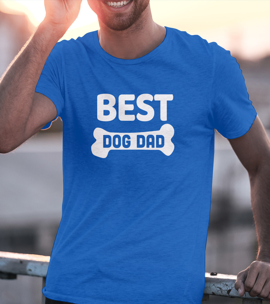 BEST DOG DAD Bone T-Shirt