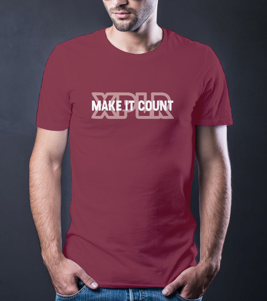 XPLR Merch Make It Count T-Shirt