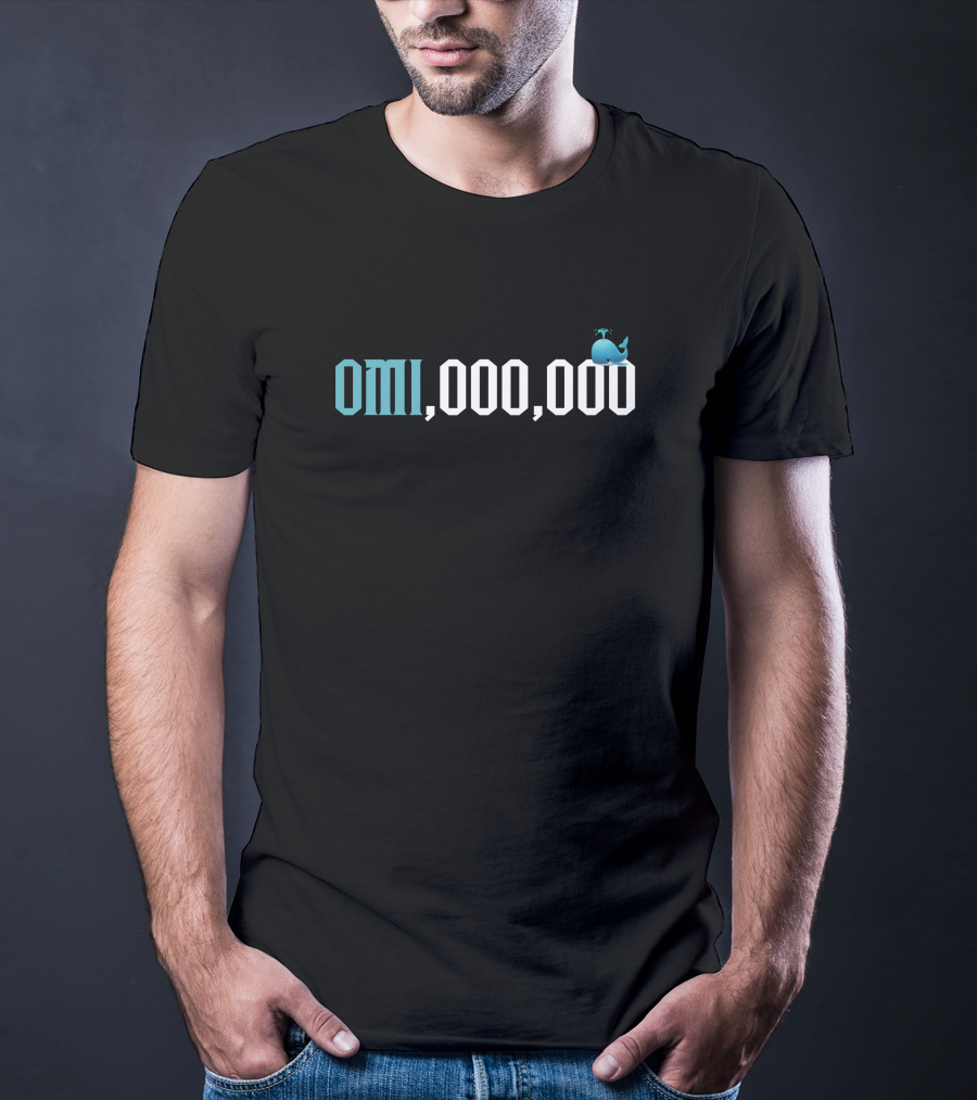 OMI,000,000 Onlyhodl The Omi Llionaire Whale Emoji T-Shirt