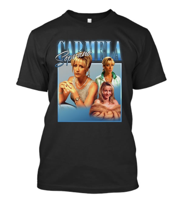 Carmela Soprano Character Portrait Montage T-Shirt