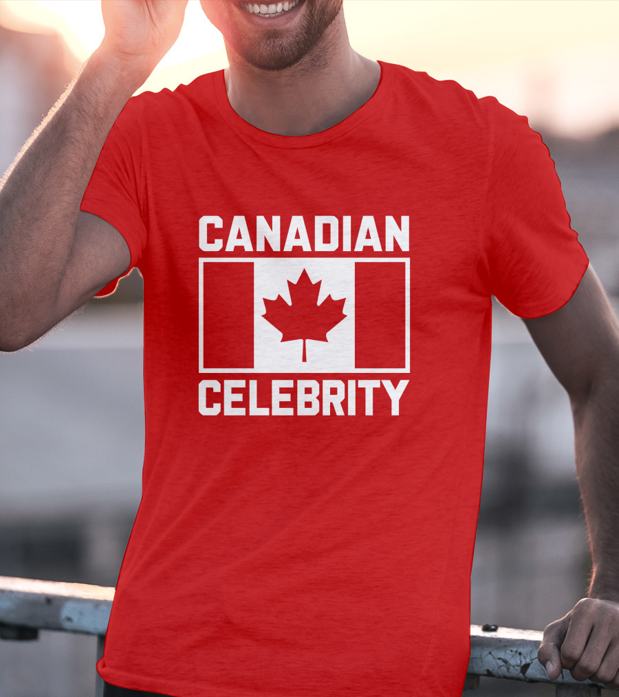 Canadian Celebrity Maple Leaf Flag Holy Elle T-Shirt