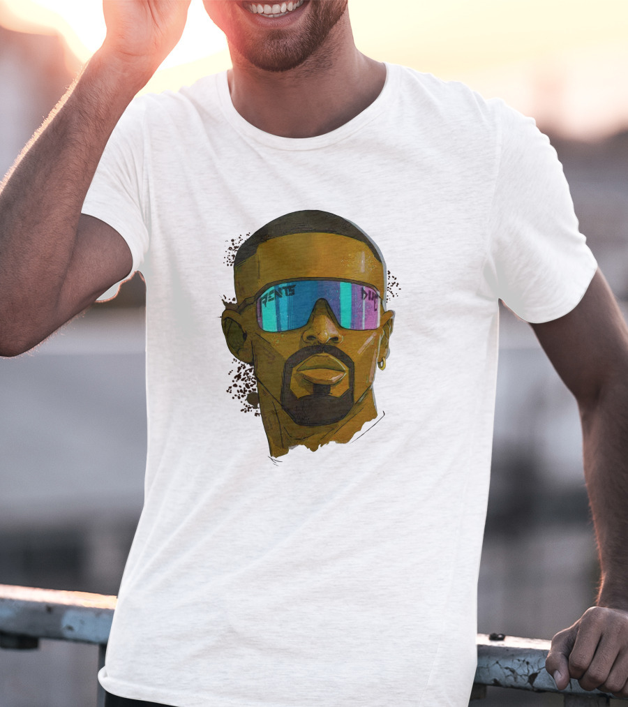 Jalen Hurts Painted Sunglasses T-Shirt