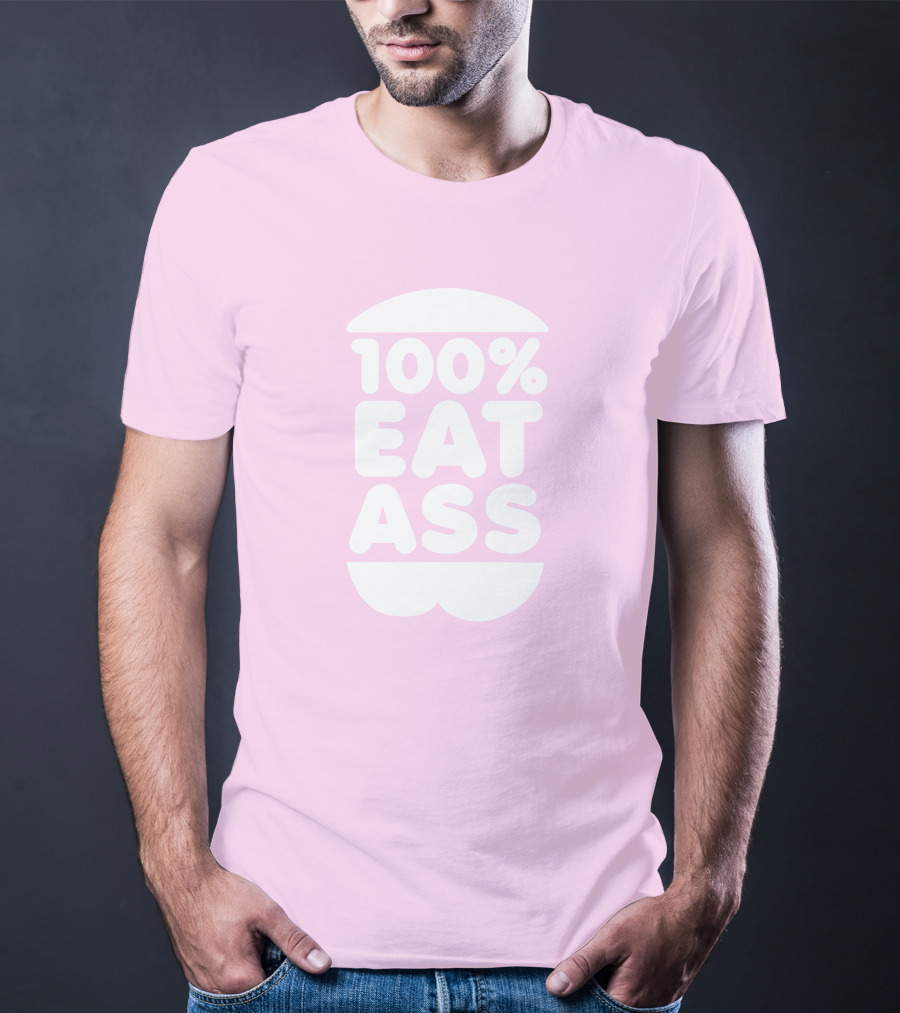 Rooster Teeth Store Face Jam 100% Eat Ass T-Shirt