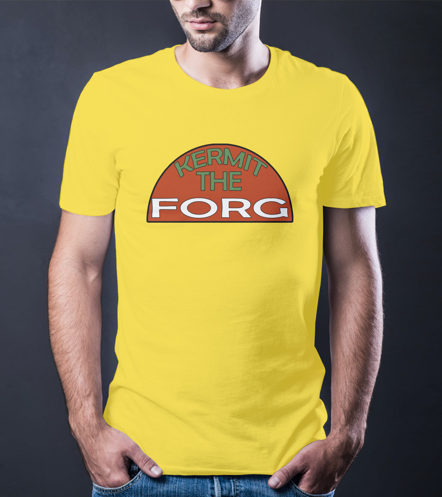 Kermit The Forg Muppet History Parody Humorous Play On Muppets Iconic Reference T-Shirt