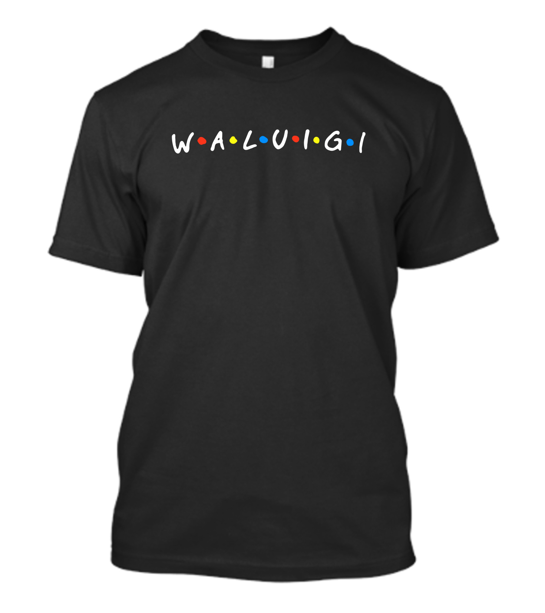Waluigi Friends Font Parody Style The Hard Times Merch T-Shirt