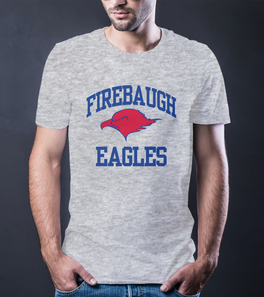 Josh Allen Firebaugh Eagles Buffalo Bills Red Blue Text T-Shirt