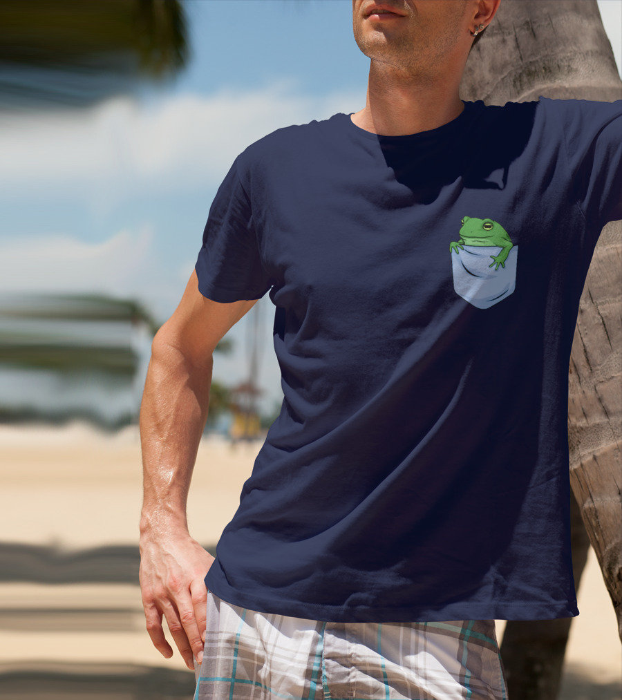 Jenna Lynn Meowri Frog In Pocket T-Shirt