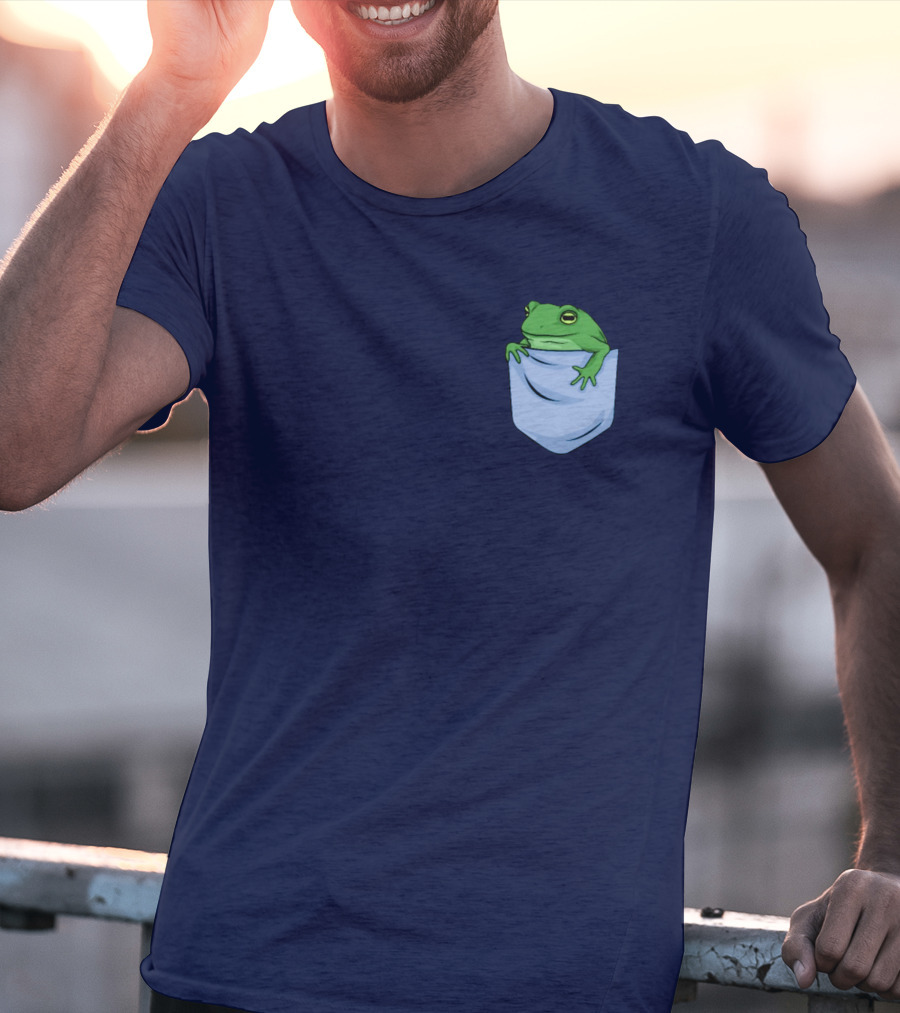 Jenna Lynn Meowri Frog In Pocket T-Shirt