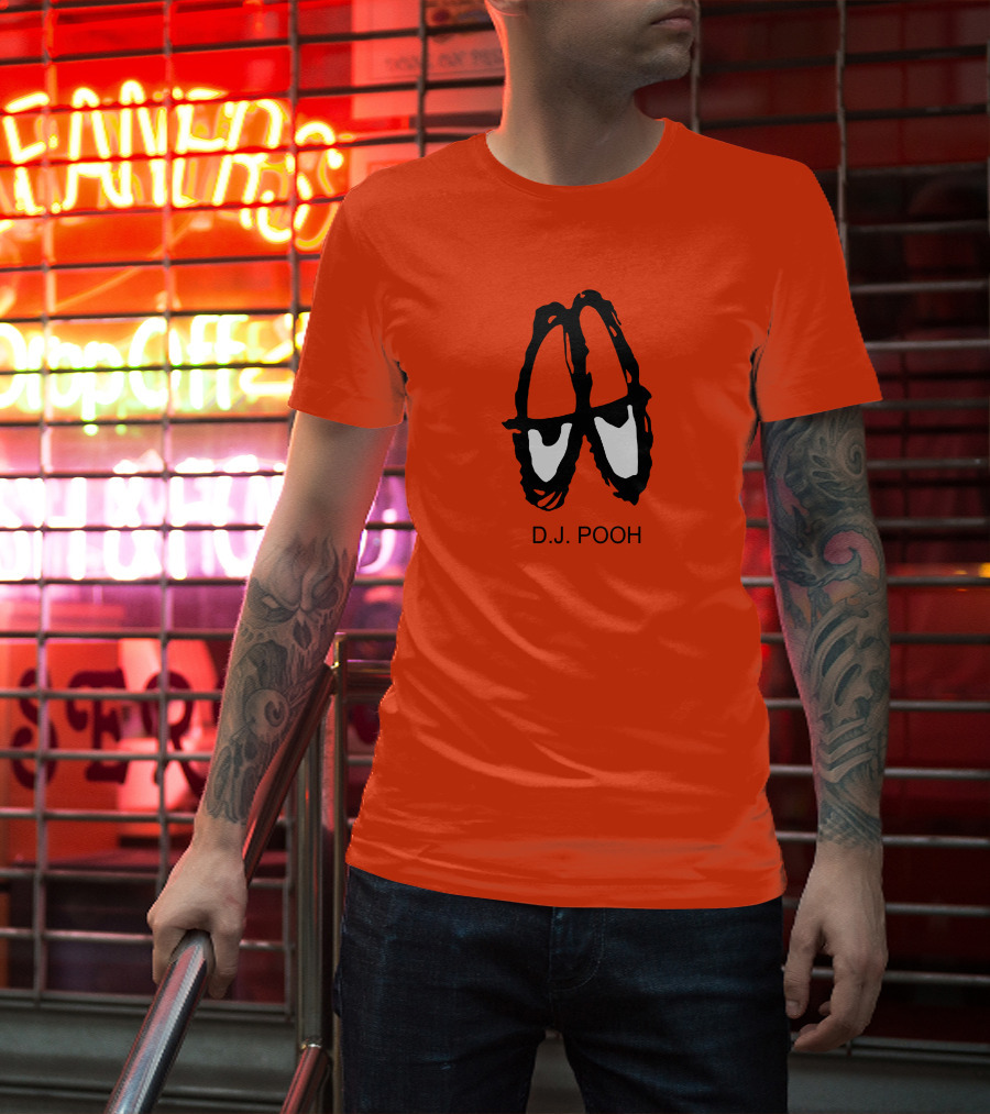D.J. Pooh Orange Shoes T-Shirt