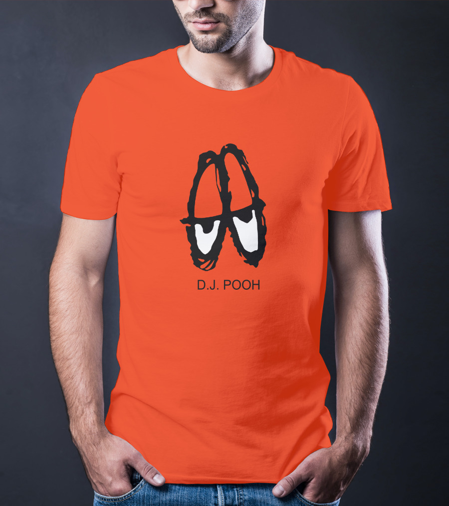 D.J. Pooh Orange Shoes T-Shirt