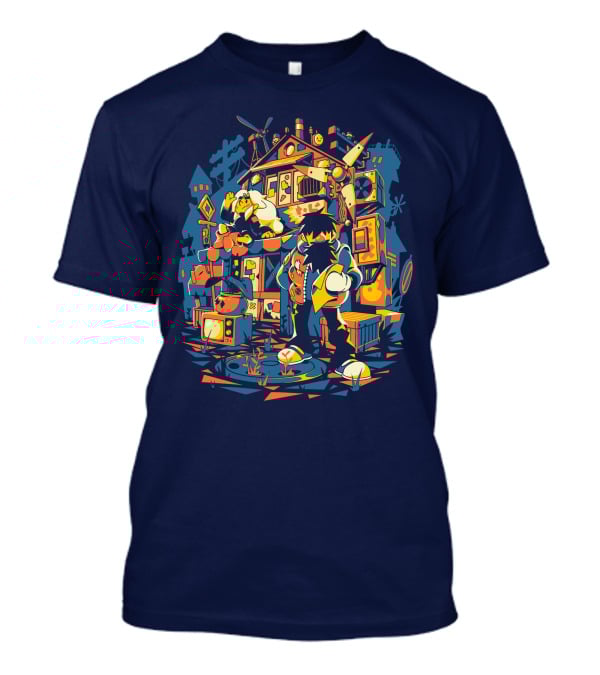 Adventure Bound Eastward Fangamer Video Game Art Retro Style Journey T-Shirt