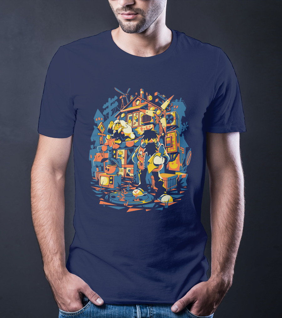 Adventure Bound Eastward Fangamer Video Game Art Retro Style Journey T-Shirt