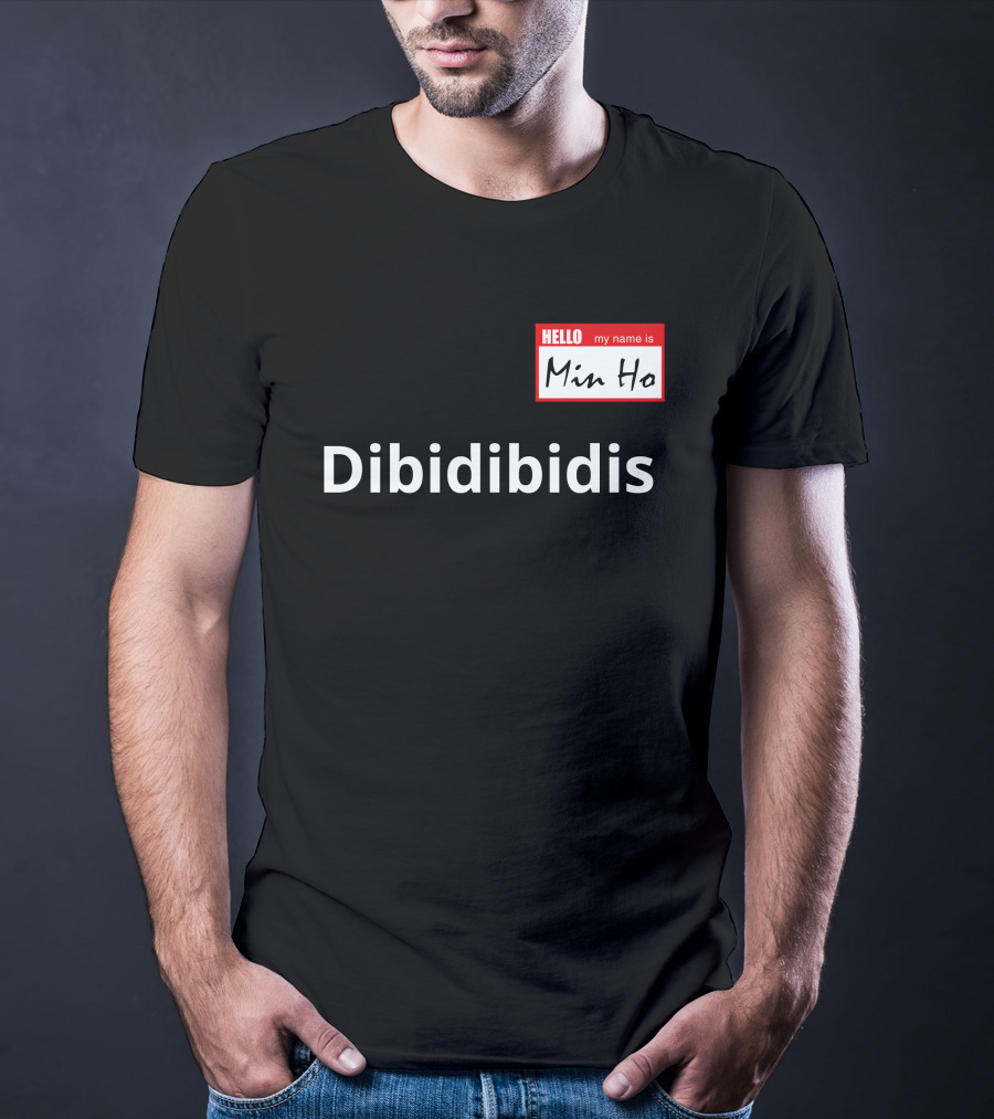 Dibidibidis Hello My Name Is Minho Shinee T-Shirt