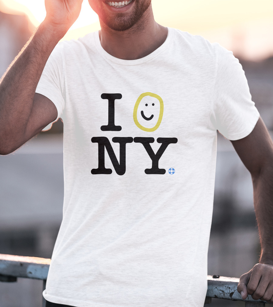 Happiness Project I Love NY Smile Merch New York Nick T-Shirt