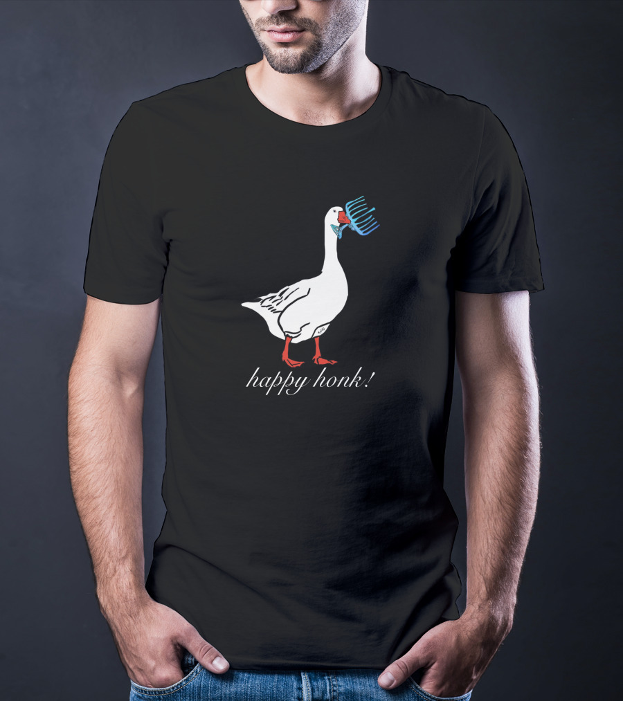 Maimonides-Nutz Happy Honk Goose With Comb T-Shirt